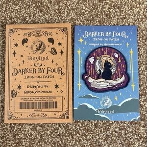 fairyloot darker by four iron-on patch